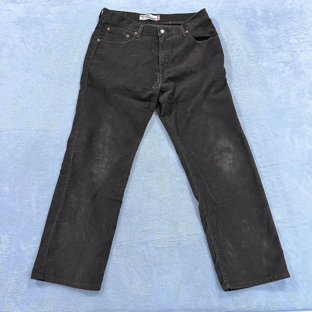 Vintage Levi's 559 Pants Mens 35x32 Corduroy Relaxed Straight Leg Y2K Skate 90s‎
